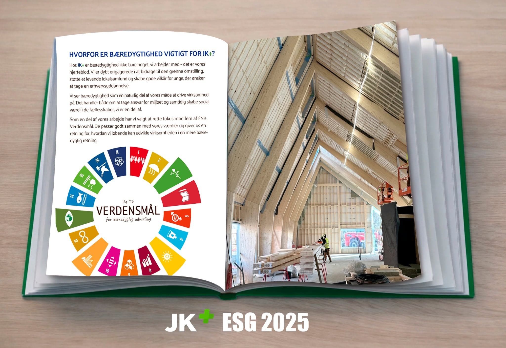 JK+ reducerer CO₂-udledning og styrker arbejdsmiljøet i ESG-rapporten for 2025